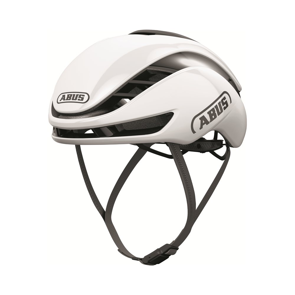 Casco ABUS GameChanger 2.0 RF Round Fit blanco brillante