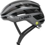 Casco ABUS AirBreaker 2.0 MIPS plata grafito lateral