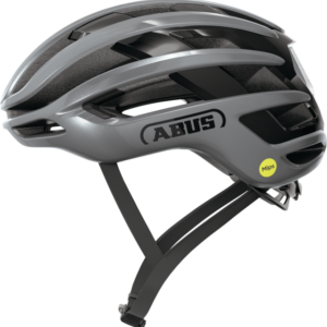 Casco ABUS AirBreaker 2.0 MIPS plata grafito lateral
