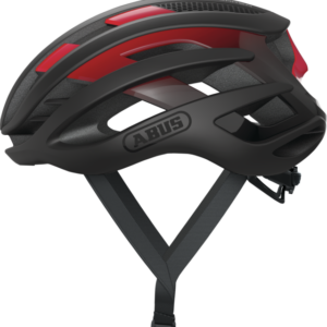 Casco ABUS AirBreaker negro rojo vista lateral