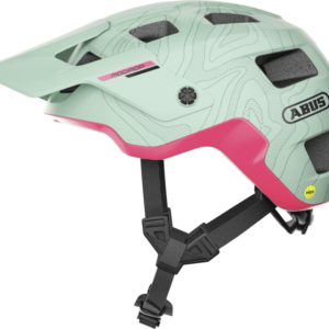 Casco ABUS MoDrop MIPS menta vista lateral