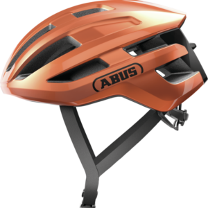 Casco ABUS PowerDome naranjo vista lateral