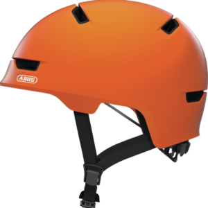 Casco ABUS Scraper 3.0 naranjo vista lateral