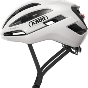 Casco ABUS Taipan LED blanco vista lateral