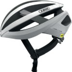 Casco ABUS Viantor MIPS blanco polar vista lateral
