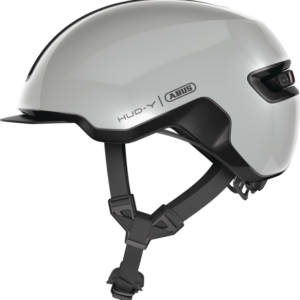 Casco urbano ABUS HUD-Y gris vista lateral