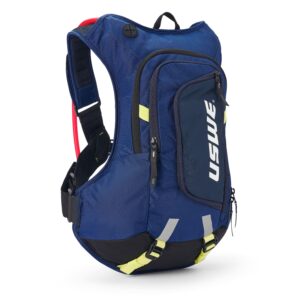 Mochila de hidratación USWE Moto Hydro 12L azul para enduro