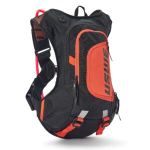Mochila de hidratación USWE Moto Hydro 12L naranjo para enduro