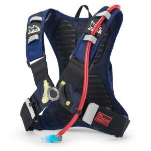 Mochila de hidratación USWE Moto Hydro 3L azul para enduro — vista 2