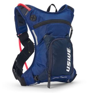 Mochila de hidratación USWE Moto Hydro 3L azul para enduro