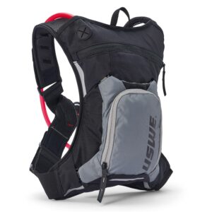 Mochila de hidratación USWE Moto Hydro 3L negro y gris
