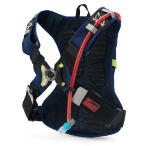 Mochila de hidratación USWE Moto Hydro 4L azul para enduro — vista 2