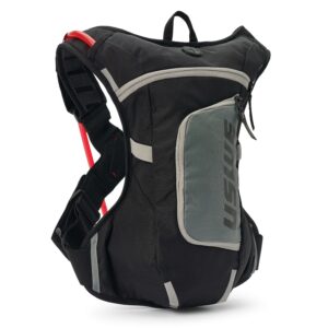 Mochila de hidratación USWE Moto Hydro 4L negra para enduro