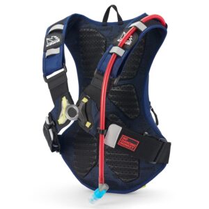 Mochila de hidratación USWE Moto Hydro 8L azul para enduro — vista 2