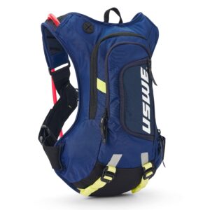 Mochila de hidratación USWE Moto Hydro 8L azul para enduro