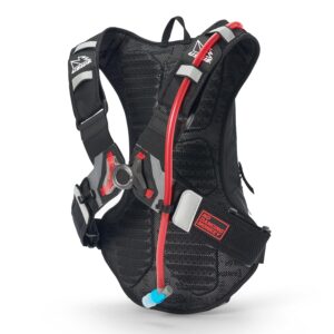 Mochila de hidratación USWE Moto Hydro 8L negra para enduro — vista 2