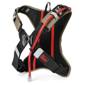 Mochila de hidratación USWE Moto Outlander 2L color arena — vista 2