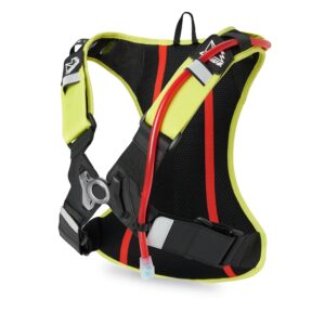 Mochila de hidratación USWE Moto Outlander 4L amarilla — vista 2