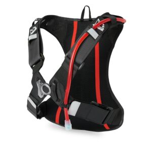 Mochila de hidratación USWE Moto Outlander 4L negra — vista 2