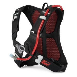 Mochila de hidratación USWE MTB Hydro 3L negra con arnés NDM — vista 2
