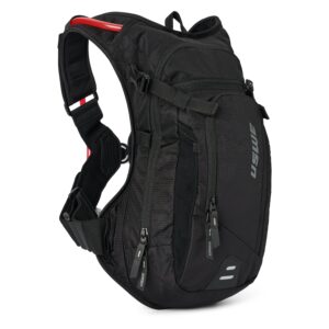 Mochila de hidratación USWE MTB Hydro 9L negra con arnés NDM