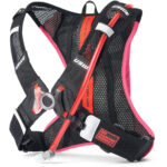 Mochila de hidratación USWE Race 2.0 2L rosada para competencia — vista 2